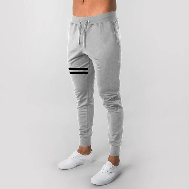 Fitness Muscle Gray Jogging Pants Solid Running Pants Men Sport Pencil Pants Men Cotton Soft Bodybuilding Joggers Gym Trousers