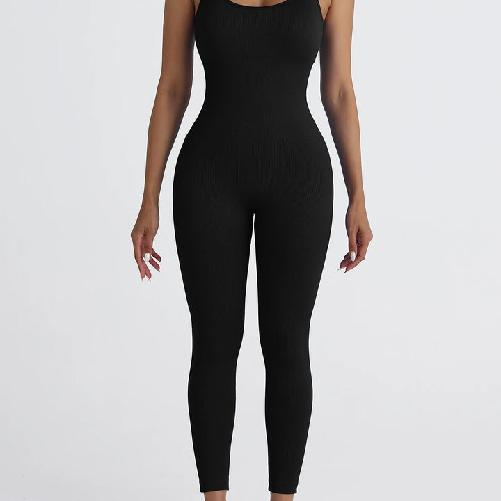 Fitness Seamless Jumpsuits Woman sleeveless