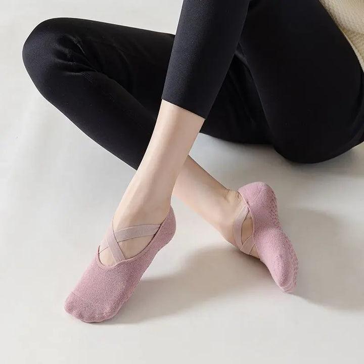 Summer Professional Pilates Socks for Women Silicone Anti Slip Yoga Socks Indoor Floor Dance Gym Fitness Sports Socks Women