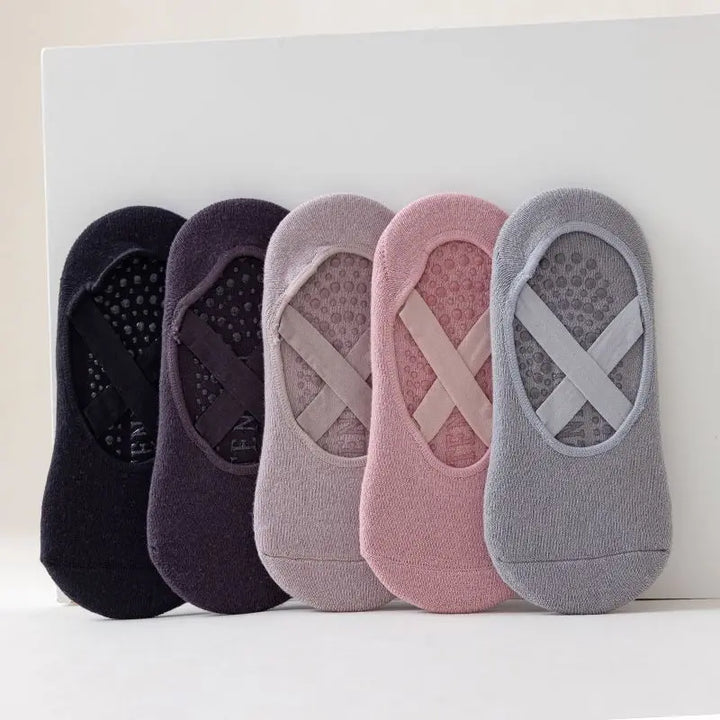 Summer Professional Pilates Socks for Women Silicone Anti Slip Yoga Socks Indoor Floor Dance Gym Fitness Sports Socks Women