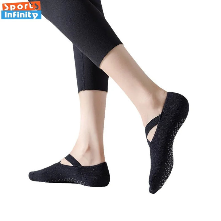 Summer Professional Pilates Socks for Women Silicone Anti Slip Yoga Socks Indoor Floor Dance Gym Fitness Sports Socks Women