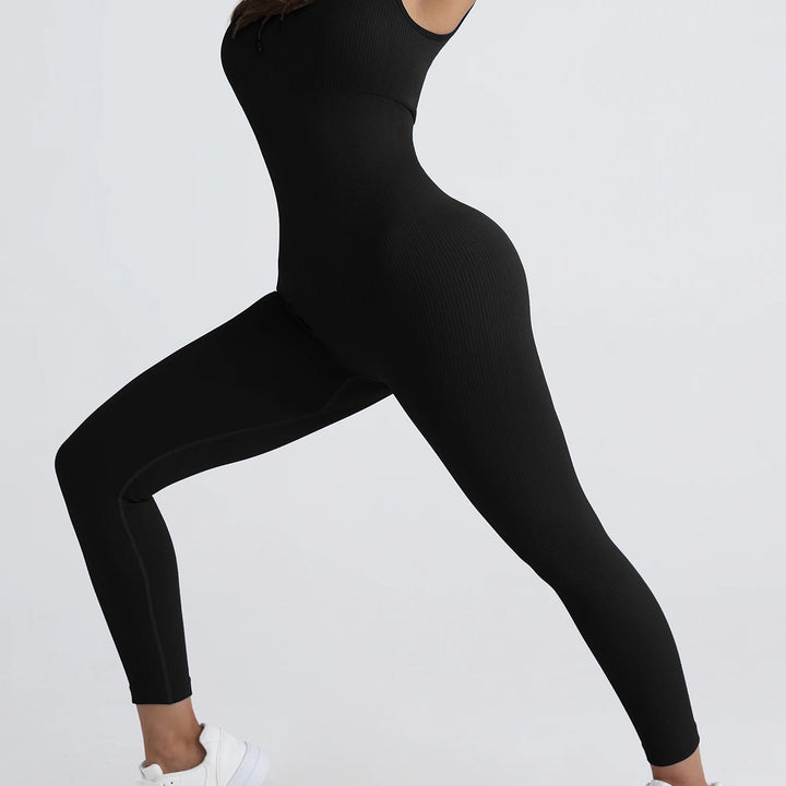 Fitness Seamless Jumpsuits Woman sleeveless