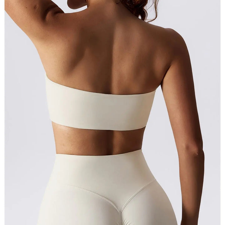 Strapless  Sports Bra Gym Top Women Quick-Drying Yoga Clothes Women Tube Top Fitness Chest Wrap Underwear Workout Bra Female