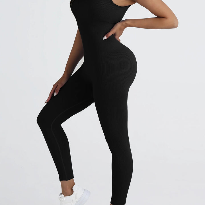 Fitness Seamless Jumpsuits Woman sleeveless