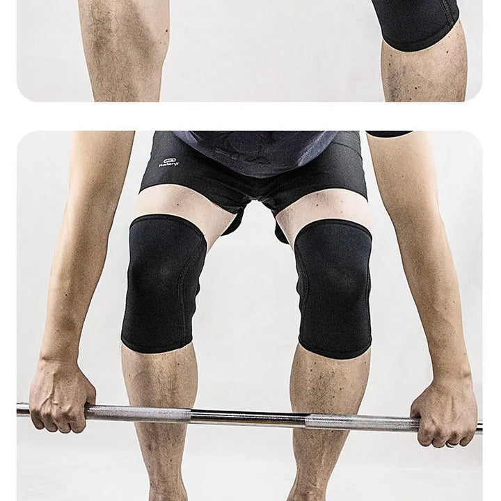 Squat 7mm Knee Sleeves Pad Support Men Women Gym Sports Compression Neoprene Knee Protector For CrossFit Weightlifting