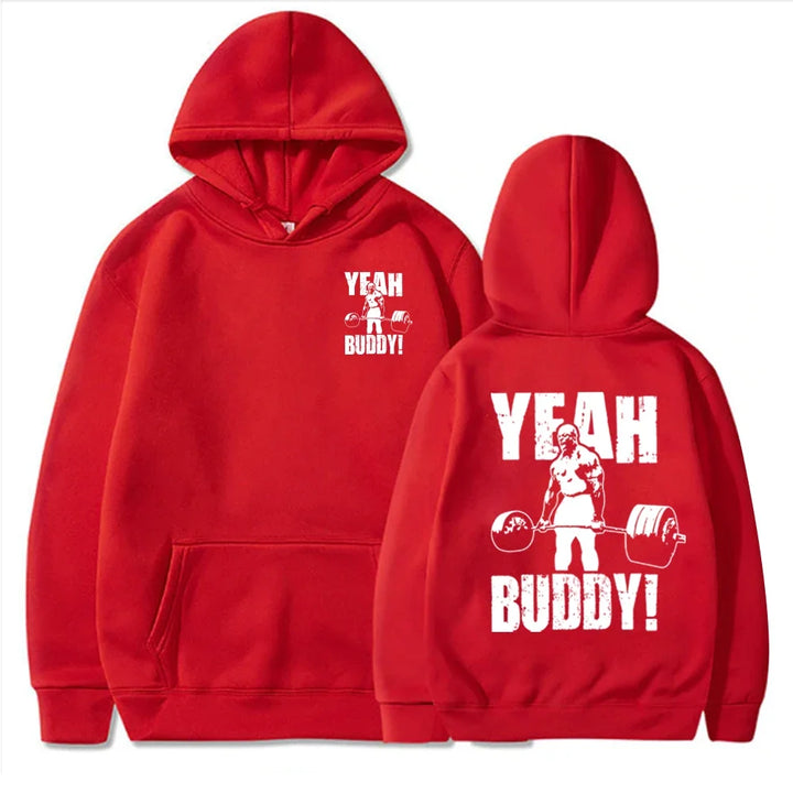Ronnie Coleman Yeah Buddy Hoodie Ronnie Coleman Hoodie Gym Hoodie Unisex Winter Warm Pullover Tops Streetwear
