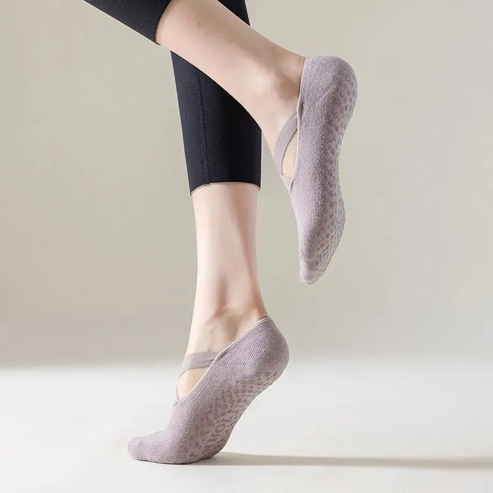 Summer Professional Pilates Socks for Women Silicone Anti Slip Yoga Socks Indoor Floor Dance Gym Fitness Sports Socks Women